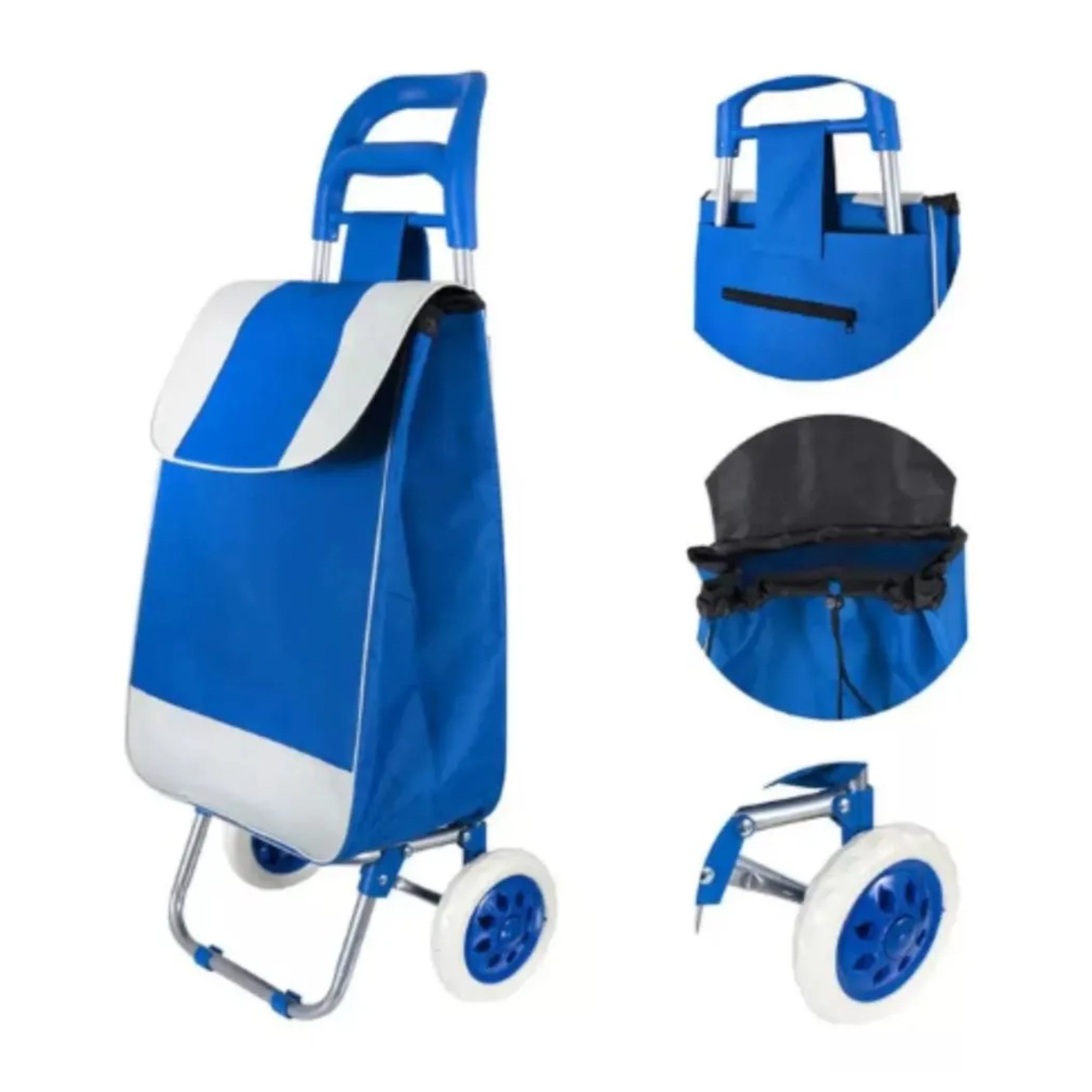 Carrito Plegable de Tela para Mercado