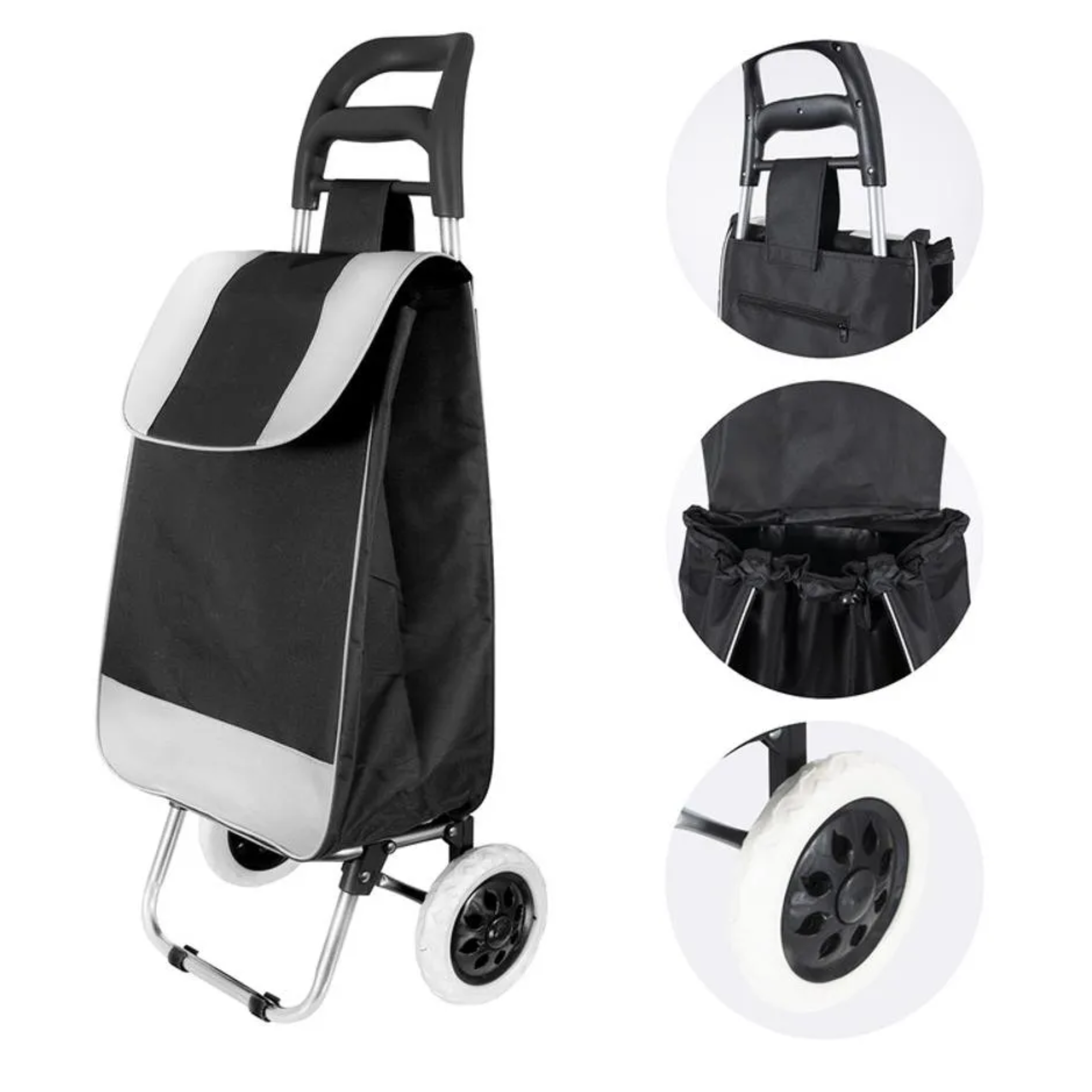 Carrito Plegable de Tela para Mercado