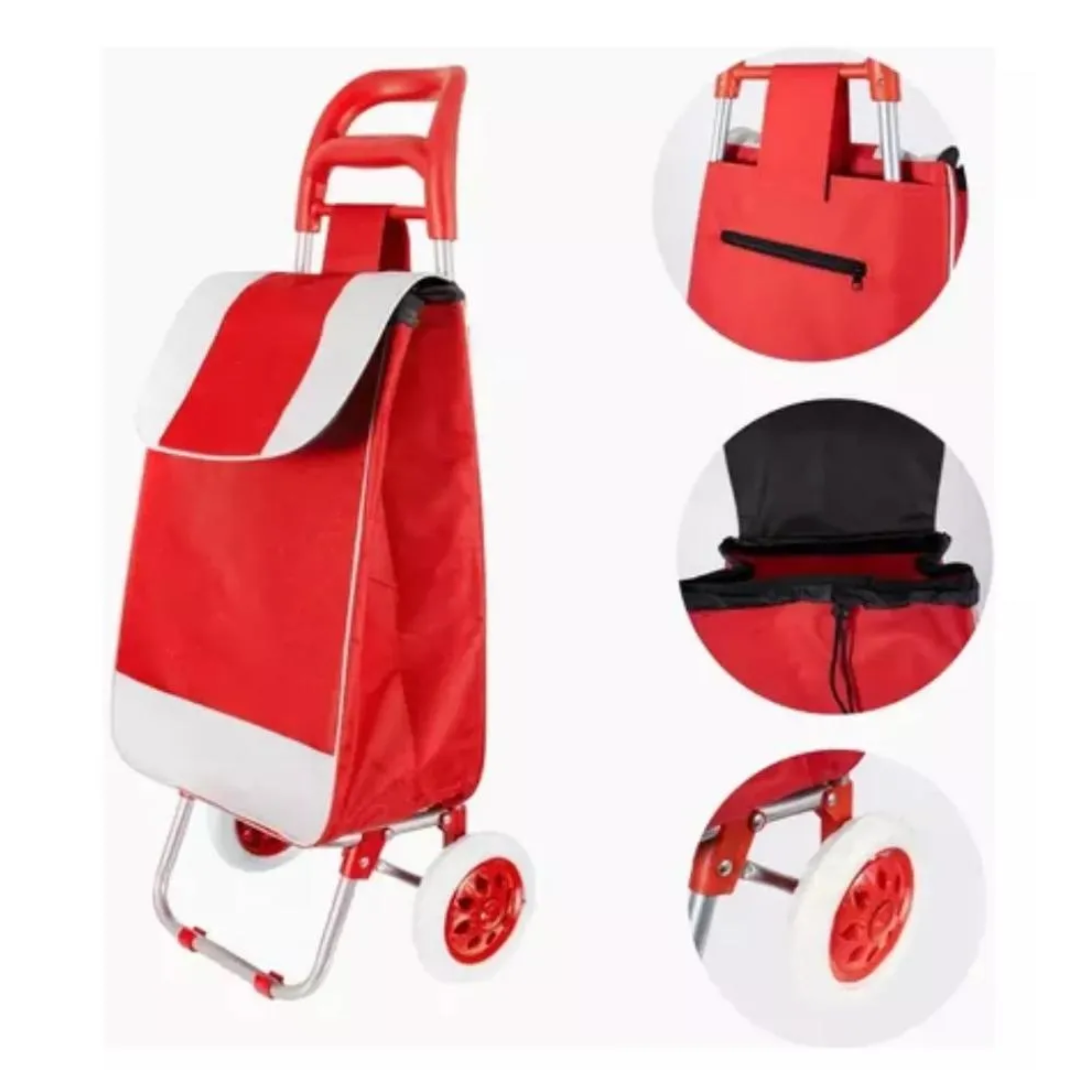 Carrito Plegable de Tela para Mercado