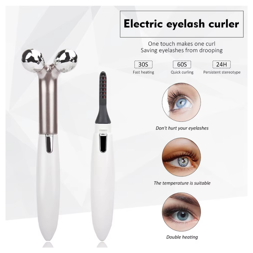 Encrespador Eléctrico | Pestañas Más Curvas al Instante