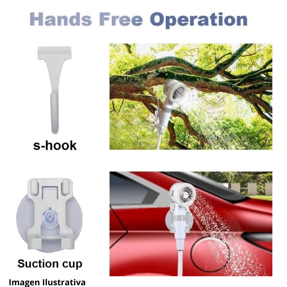 Ducha Portátil con Manguera | Ideal para Camping y Mascotas