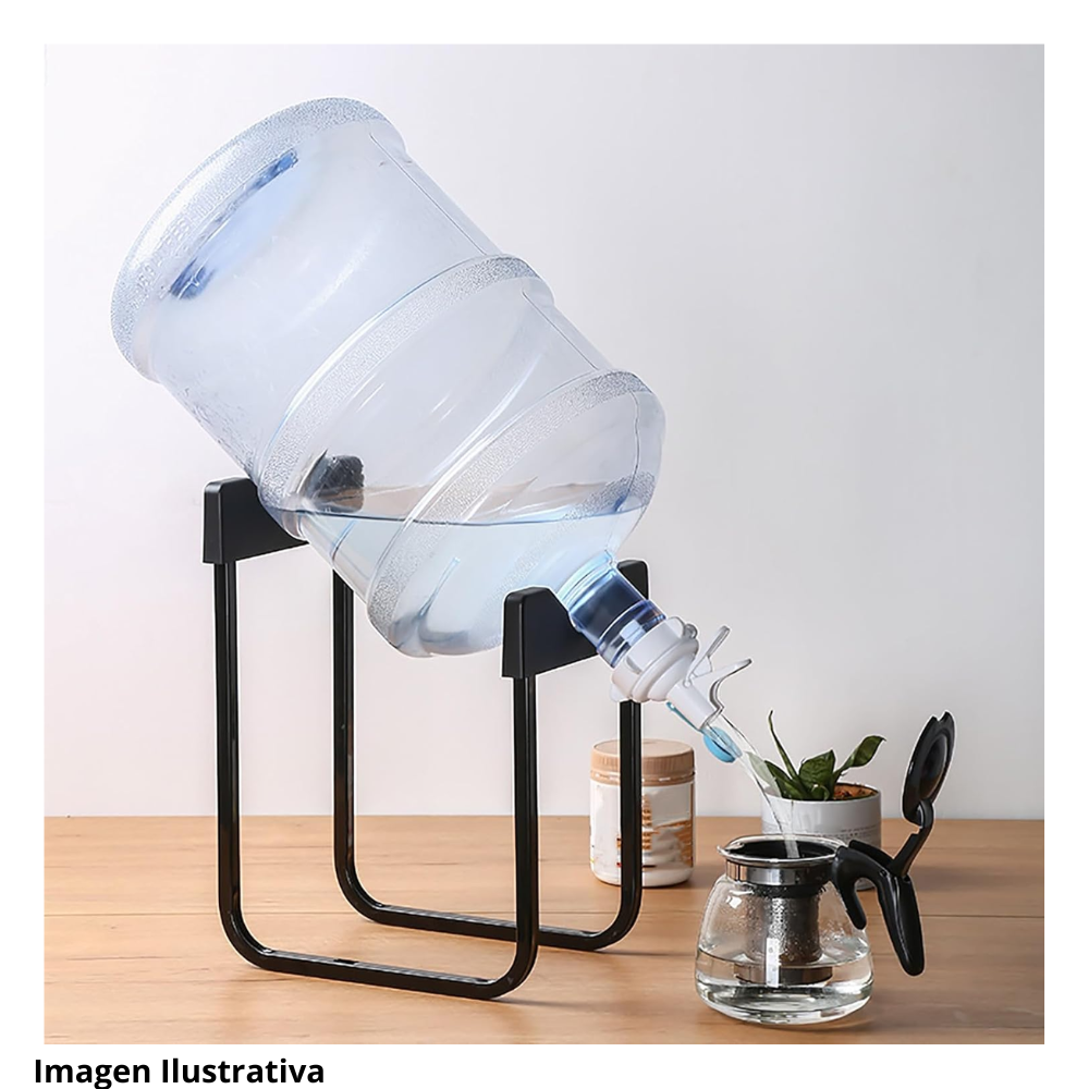 Soporte Inclinado para Botellón | Sirve Agua Fácilmente