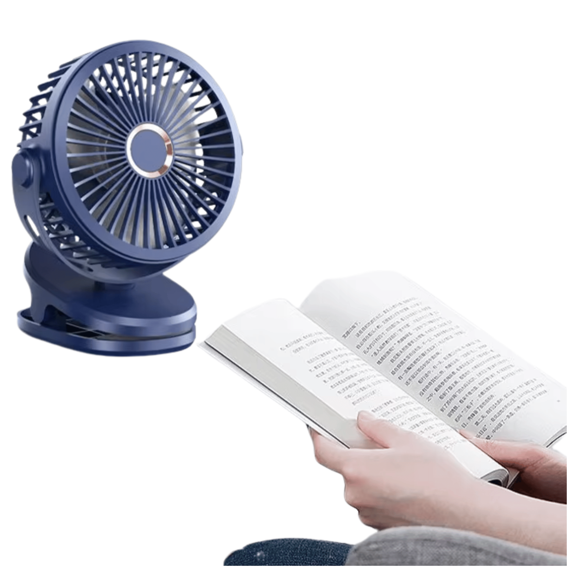 Ventilador con Clip Recargable | Compacto