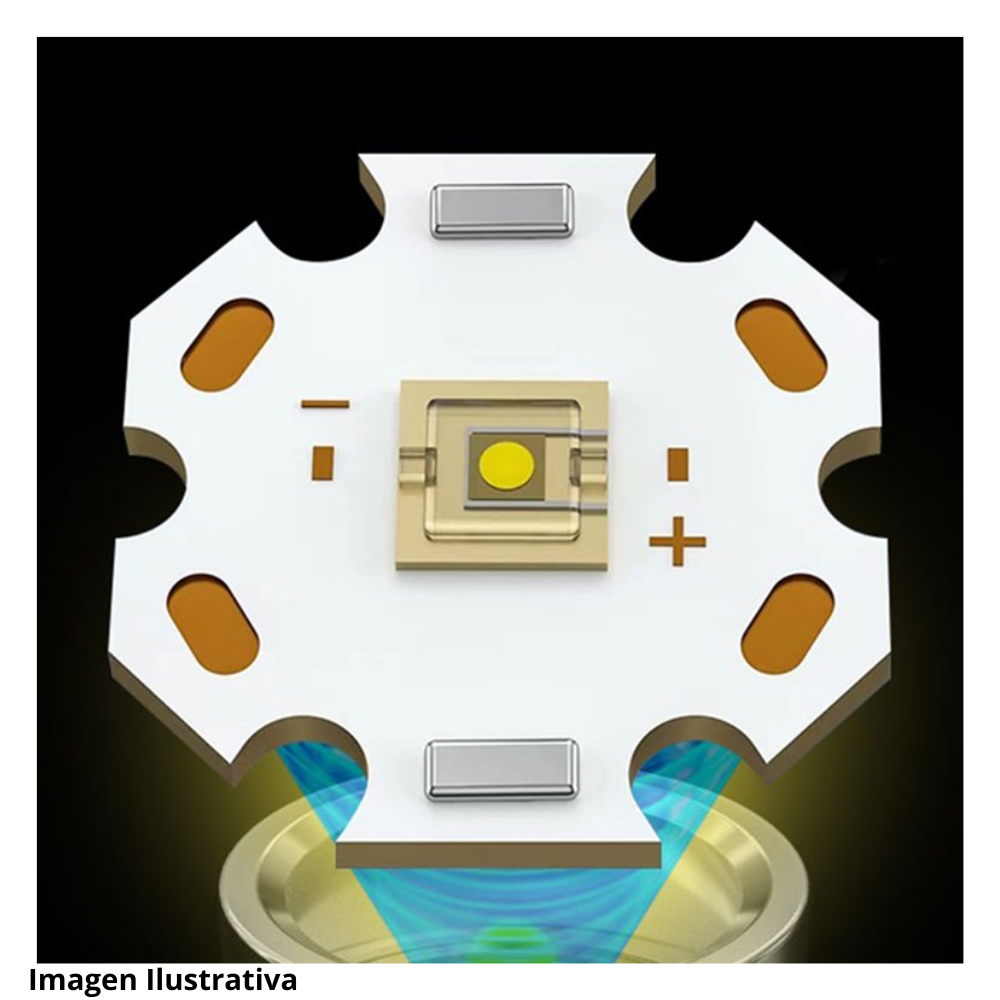 Linterna LED Recargable Multifuncional